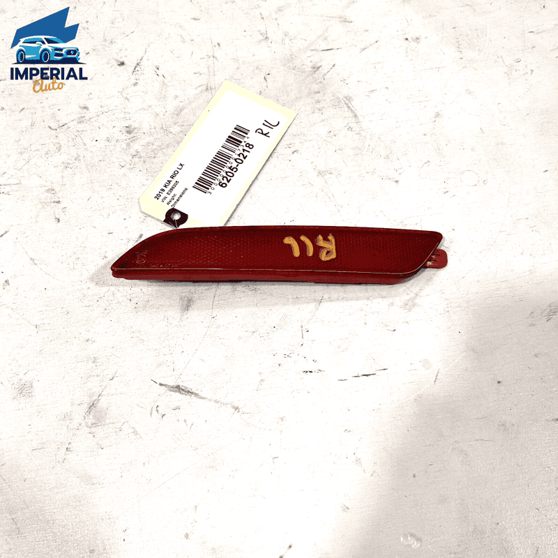 18-20 KIA RIO SEDAN REAR BUMPER LEFT DRIVER SIDE REFLECTOR LAMP LIGHT OEM