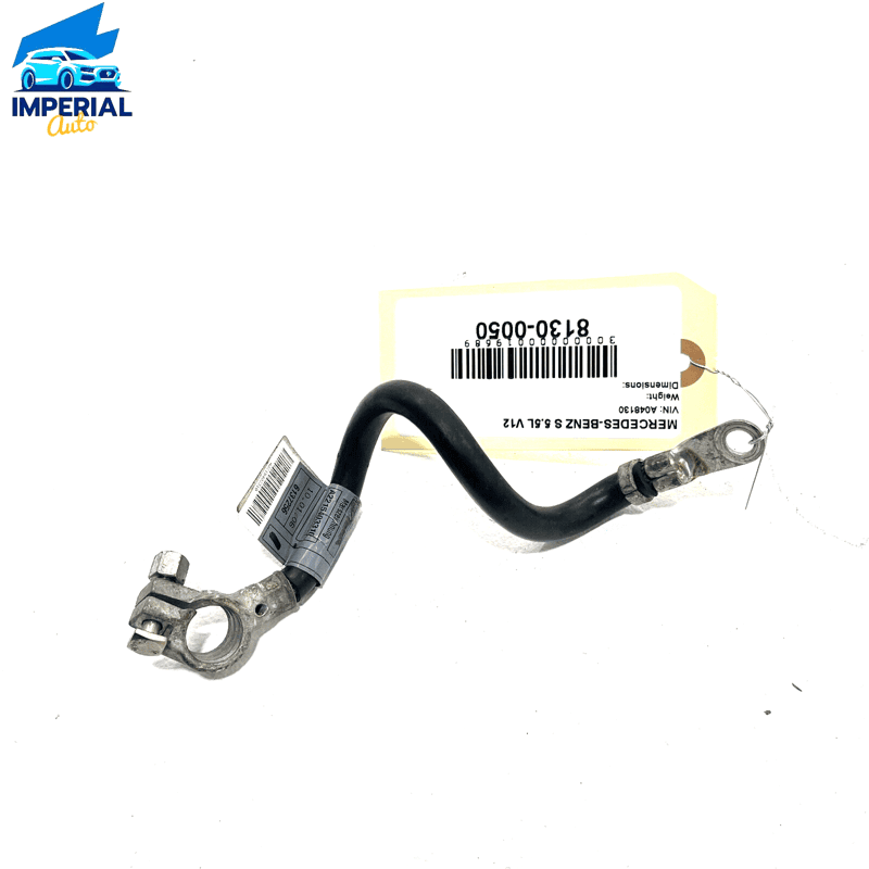 2007-2013 MERCEDES W221 S600 S550 UNDER HOOD BATTERY NEGATIVE GROUND CABLE 