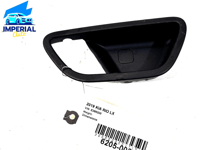 KIA RIO LX 2018-2023 REAR LEFT DRIVER SIDE SEAT RELEASE HANDLE BEZEL COVER 