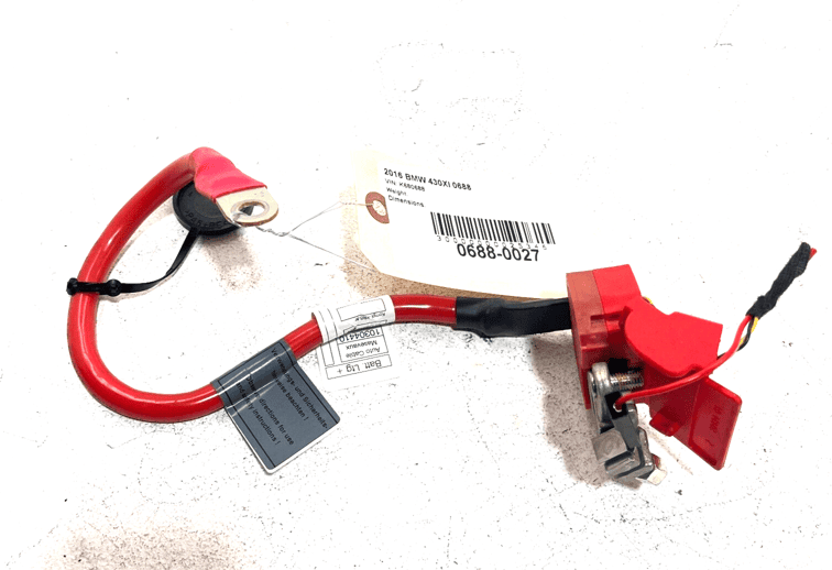 BMW 430I XDRIVE 2017-2020 Battery Plus Pole Terminal Positive Cable OEM 1PC BMW 430I XDRIVE 2017-2020 Battery Plus Pole Terminal Positive Cable OEM 1PC
