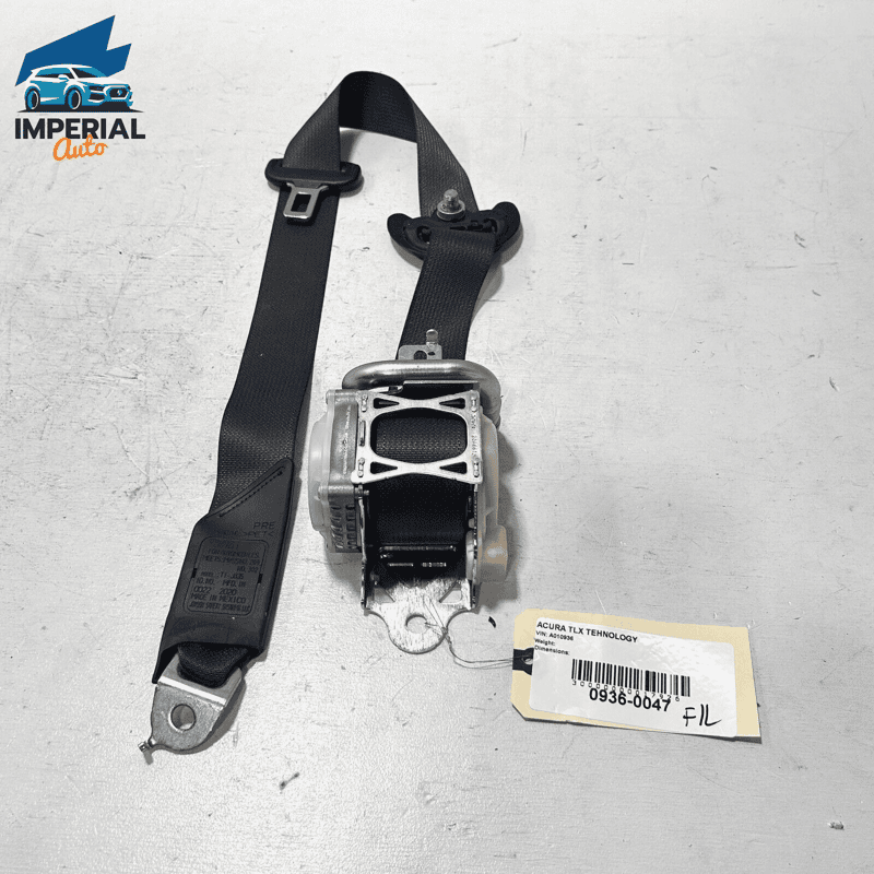 Front Left Or Driver Side Seat Belt Black Color Acura TLX 2015-2020 OEM