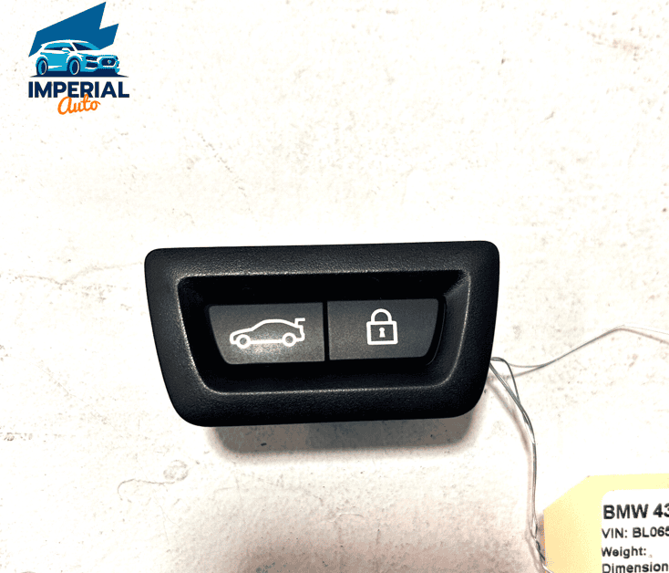 2017-2020 BMW 430I XDRIVE  TRUNK LID POWER LOCK UNLOCK CONTROL SWITCH OEM