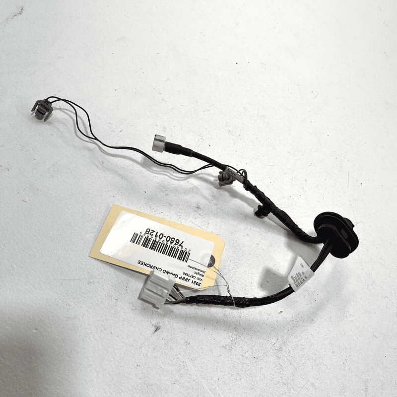 17-21 JEEP GRAND CHEROKEE REAR LICENSE PLATE LAMP CAMERA WIRING WIRE HARNES