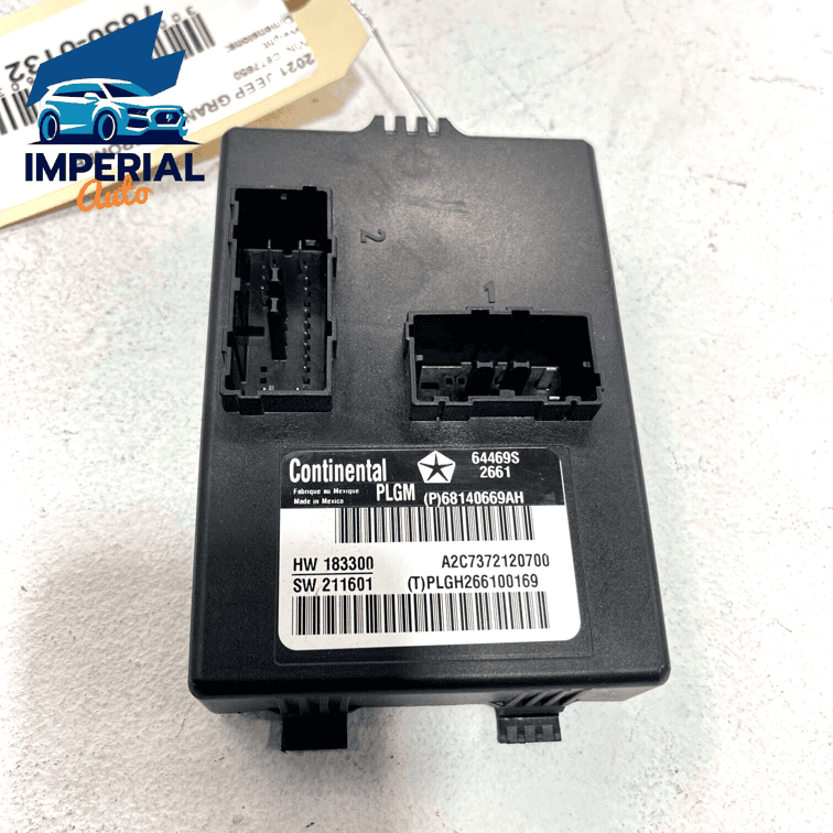 2014-21 JEEP GRAND CHEROKEE TAILGATE LIFTGATE BACK DOOR CONTROL MODULE UNIT
