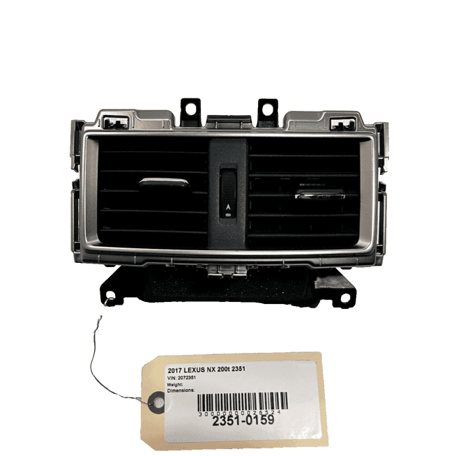 2015-2017 LEXUS NX200T REAR LOWER REGISTER CONSOLE BOX AIR VENT OEM