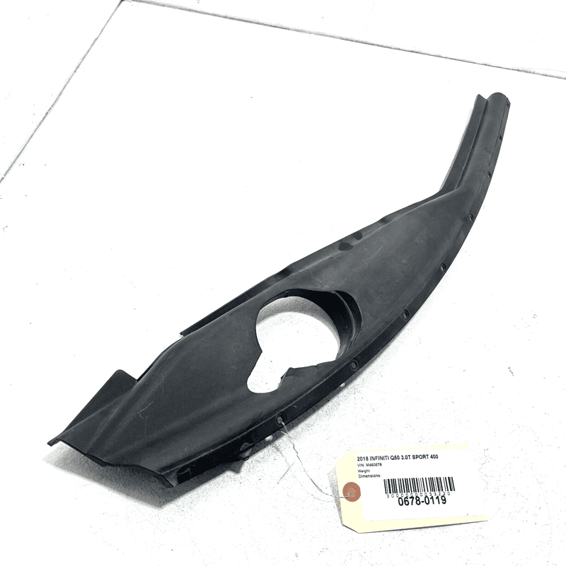 2014-2020 INFINITI Q50 FRONT LEFT DRIVER SIDE INNER FENDER LEDGE COVER PANE
