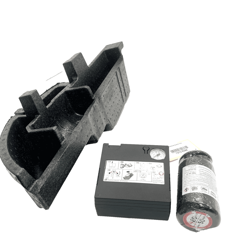 2017-2023 AUDI Q7 SQ7 TIRE INFLATOR AIR COMPRESSOR SEALANT KIT W/ FOAM TRAY