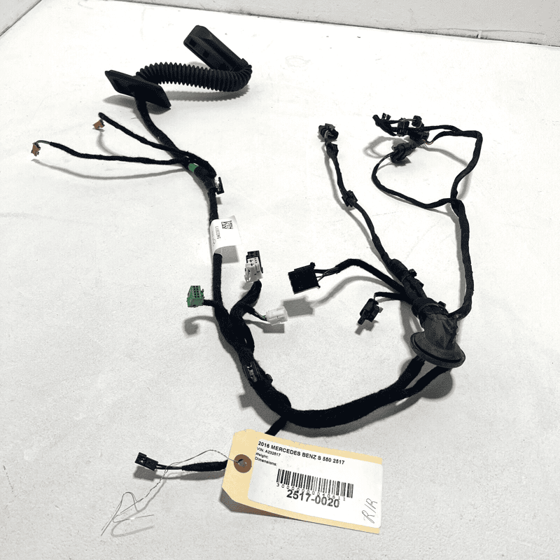 2014-2017 MERCEDES S550 W222 REAR RIGHT DOOR WIRE HARNESS OEM 2014-2017 MERCEDES S550 W222 REAR RIGHT DOOR WIRE HARNESS OEM