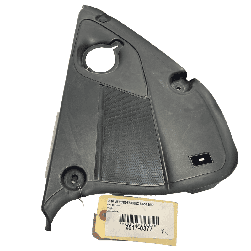 2014-2017 MERCEDES S550 W222 RIGHT ENGINE COMPARTMENT SOUND INSULATION COVE