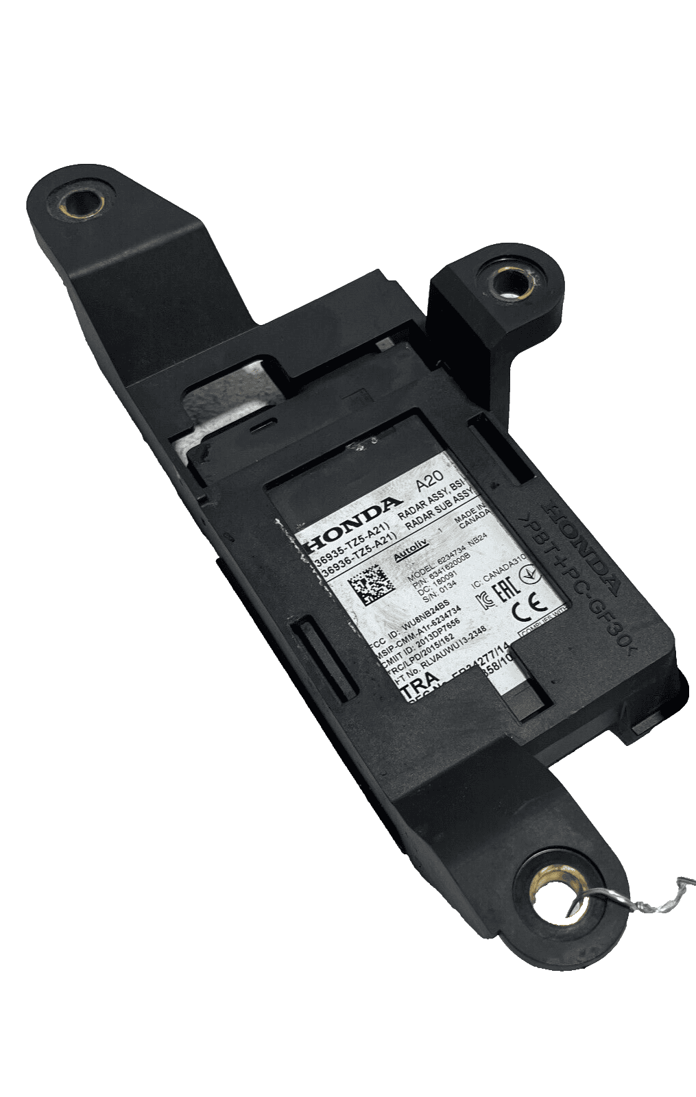 ACURA MDX 2017-18 REAR DRIVER SIDE BLIND SPOT RADAR SENSOR MODULE & BRACKET
