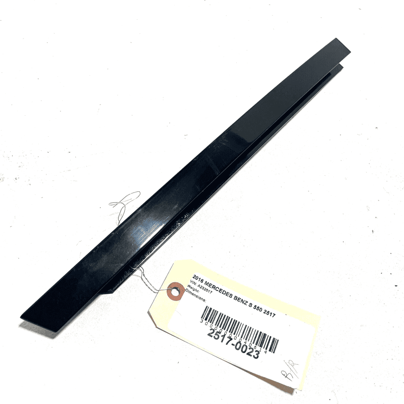 2014-2017 MERCEDES S550 W222 REAR RIGHT EXTERIOR DOOR MOLDING COVER PANEL O