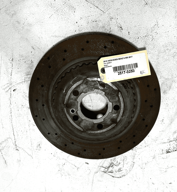 Rear Left Disc Brake Rotor Mercedes-Benz S550 2014-2017 OEM