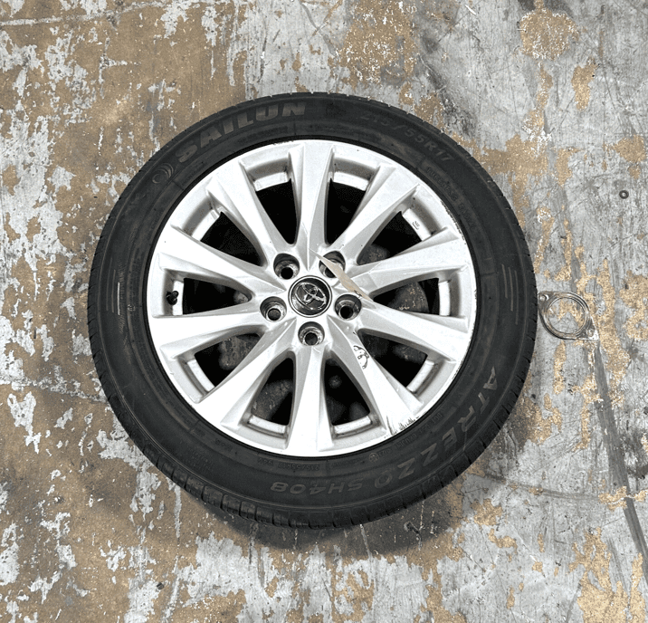 Alloy Factory Silver Wheel 215 55 R17 W/ Good Tire TOYOTA CAMRY 2018-2020 OEM