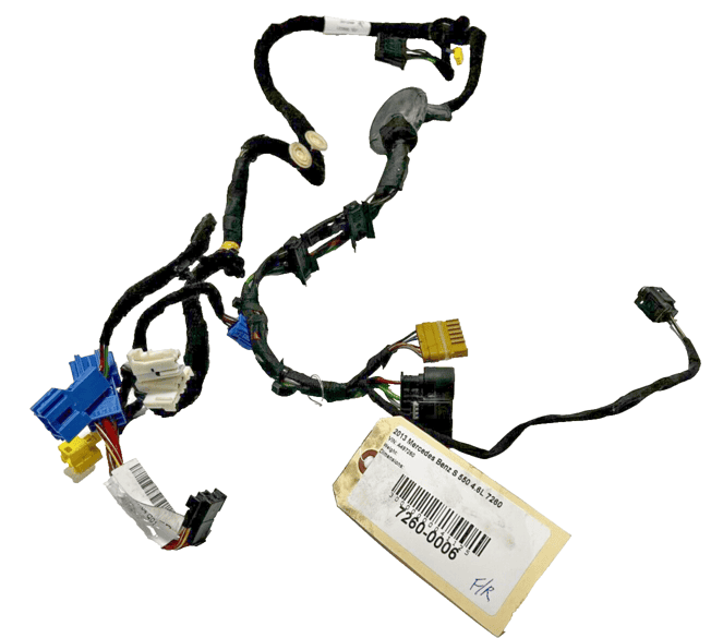 2007-2013 Mercedes W221 S550 Front Right Passenger Door Wire Wiring Harness OEM