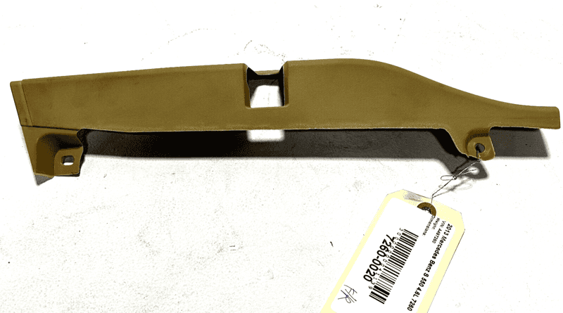 07-13 Mercedes W221 S550 Front Passenger Door Lock Actuator Cover Trim OEM Beige