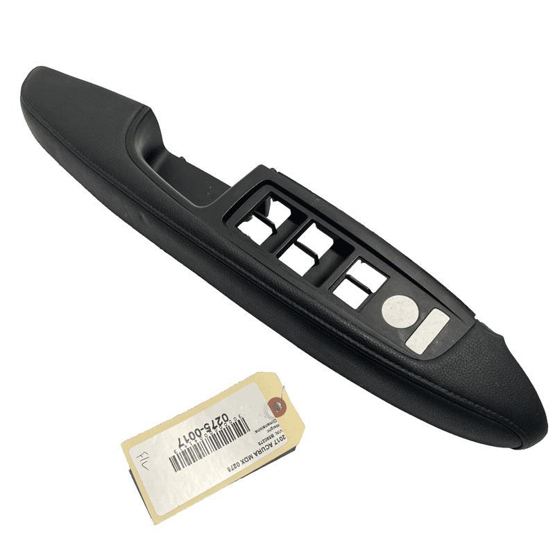 ACURA MDX FRONT LEFT DRIVER SIDE DOOR ARMREST w/ Switch Panel Trim OEM 2017-2020