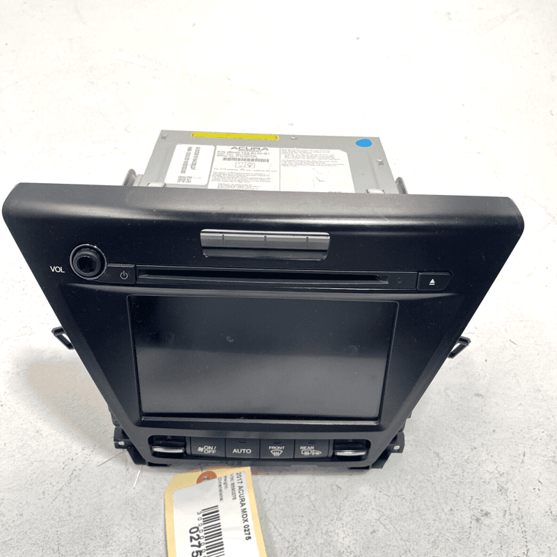 ACURA MDX 2017 MDX DASH CENTER MULTIMEDIA RADIO RECEIVER SCREEN DISPLAY 7.0
