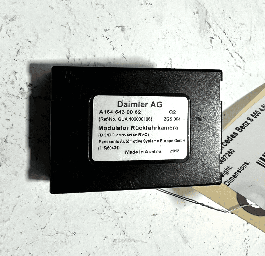 2013 Mercedes Benz S550 Camera Rear View Control Module Unit OEM