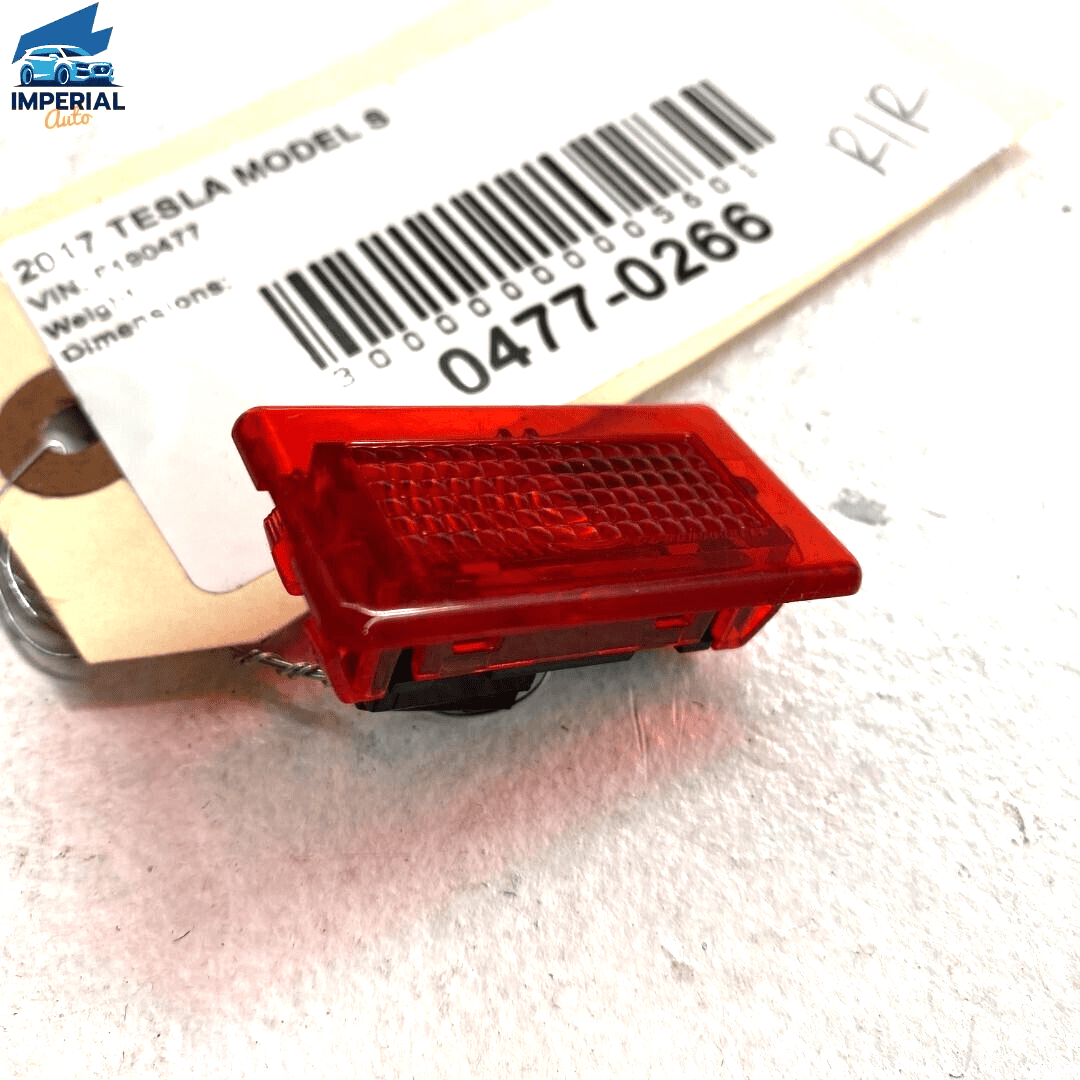 OEM 2012-2020 Tesla Model S Door Interior Red Lens LED Light Lamp Assembly