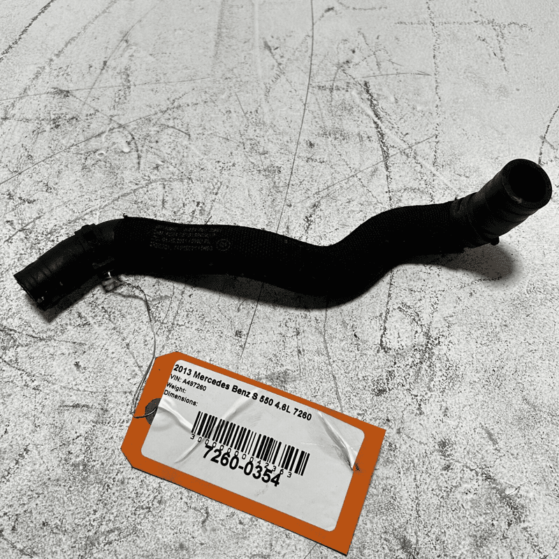 Engine Cooling Hose Pipe, Breath Tube Mercedes S550 2013 OEM