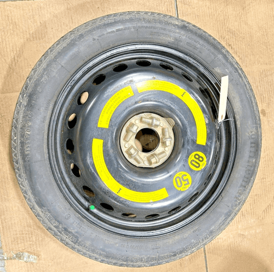 07-13 Mercedes S550 S600 S65 AMG Emergency Donut Spare Tire Wheel Rim 155/70 R19