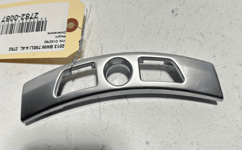 2009-2015 BMW 750LI Center Console Armrest Lock Switch Trim Bezel OEM
