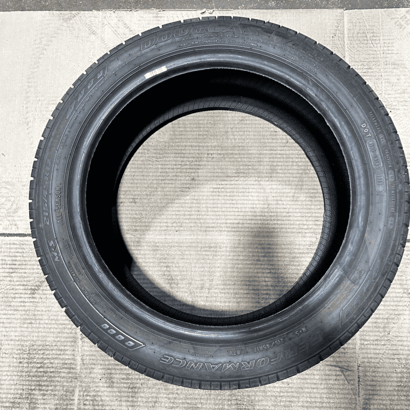 USED Douglas Performance 215/45R17 87V Tire  M+S  6/32