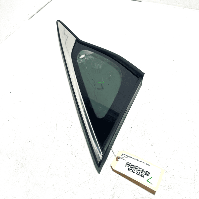 2018-2022 HONDA ACCORD REAR LEFT DRIVER SIDE QUARTER WINDOW GLASS OEM