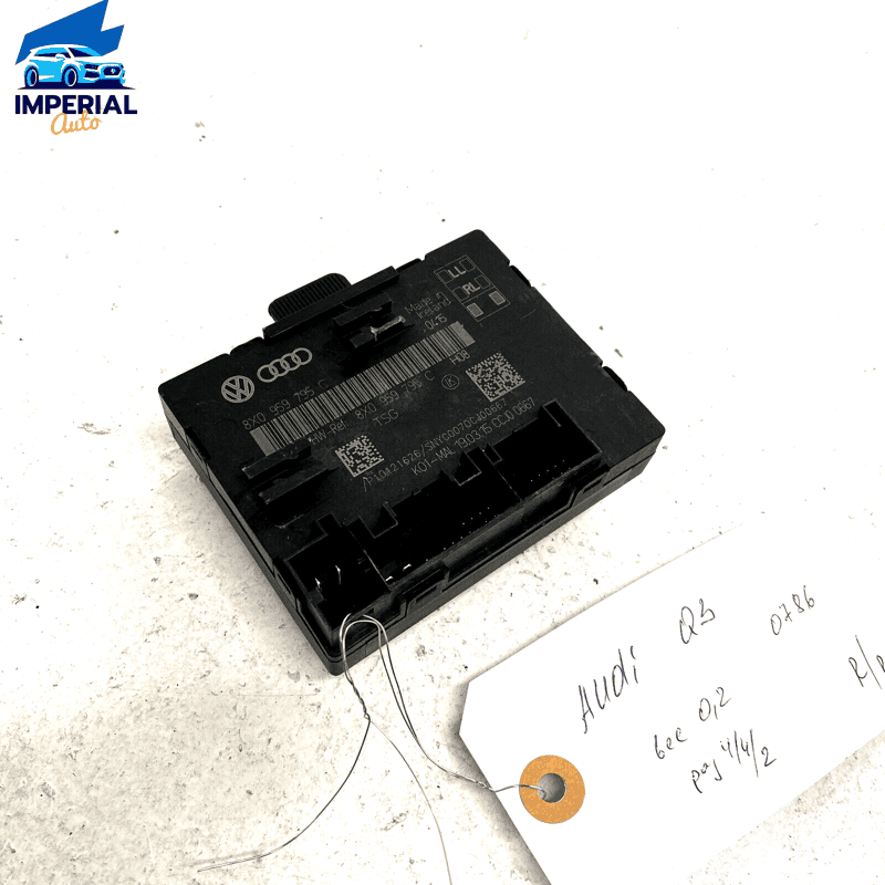 15-18 AUDI Q3 REAR RIGHT PASSENGER SIDE DOOR WINDOW CONTROL MODULE 8X095979 15-18 AUDI Q3 REAR RIGHT PASSENGER SIDE DOOR WINDOW CONTROL MODULE 8X095979