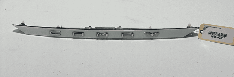 2018-19-2024 TOYOTA CAMRY LE REAR TRUNK DECK LID LICENCE PLATE MOLDING OEM