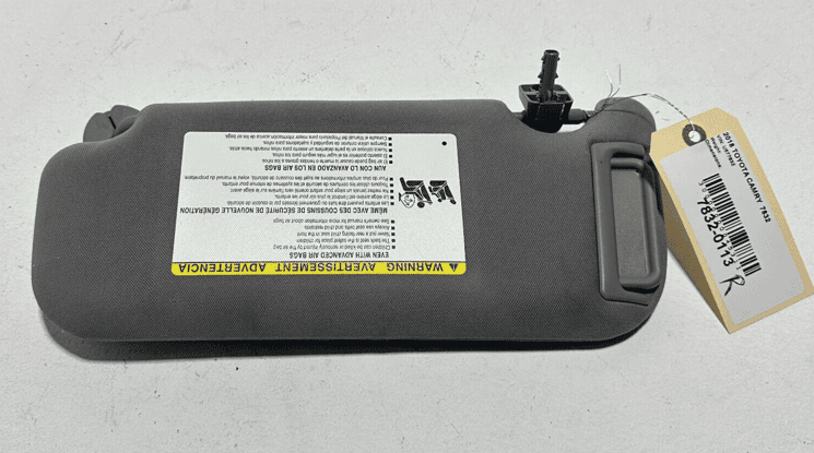 2018 - 2024 TOYOTA CAMRY LE FRONT RIGHT PASSENGER SIDE SUN VISOR SUNVISOR OEM
