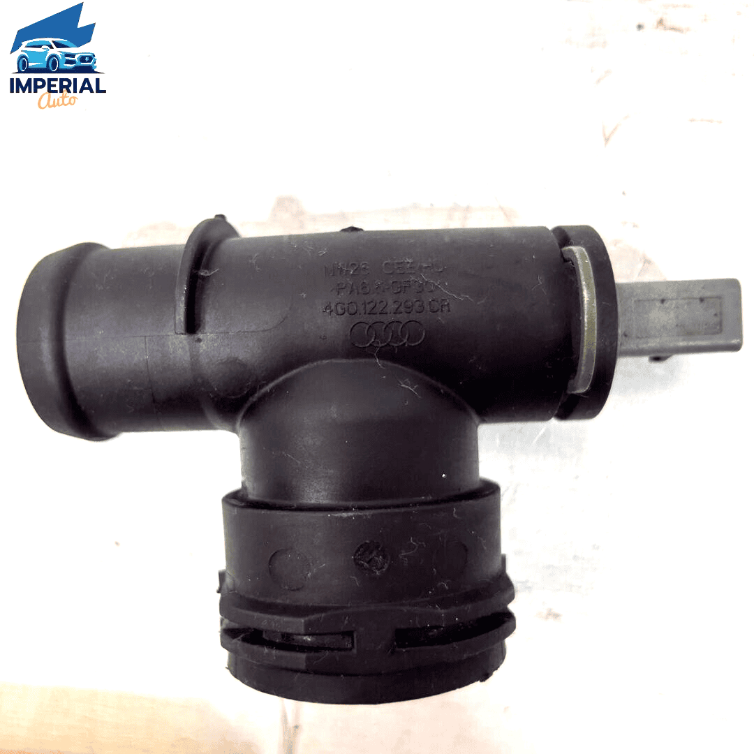 2016-2018 Audi A6 Radiator Coolant Lower Coupling Hose Adapter W/ Sensor OE