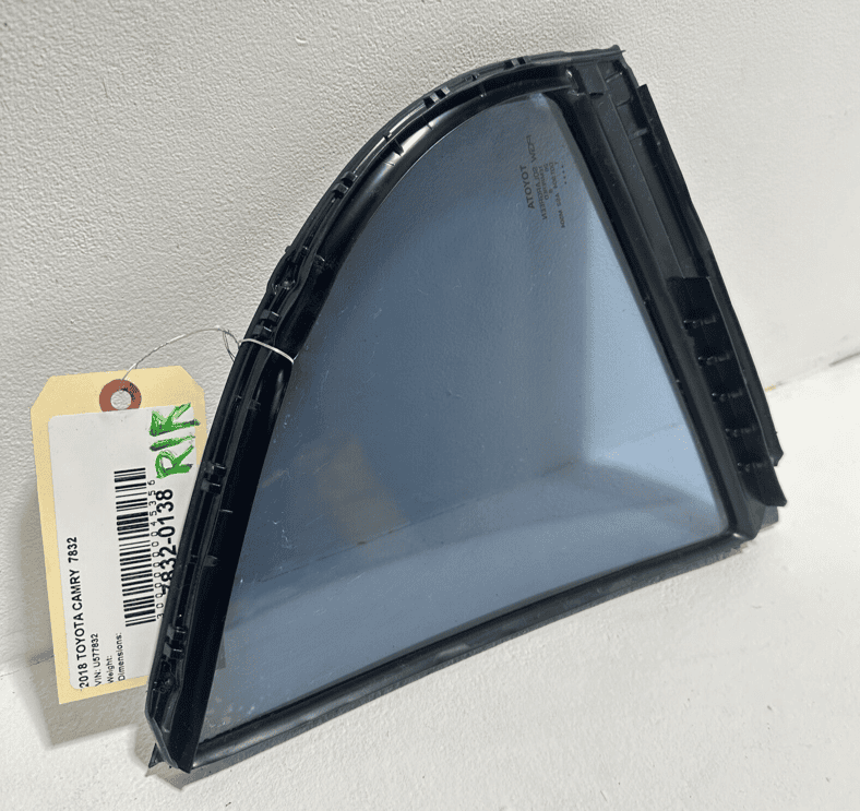 2018-2024 TOYOTA CAMRY LE REAR RIGHT DOOR WINDOW FIXED VENT GLASS OEM
