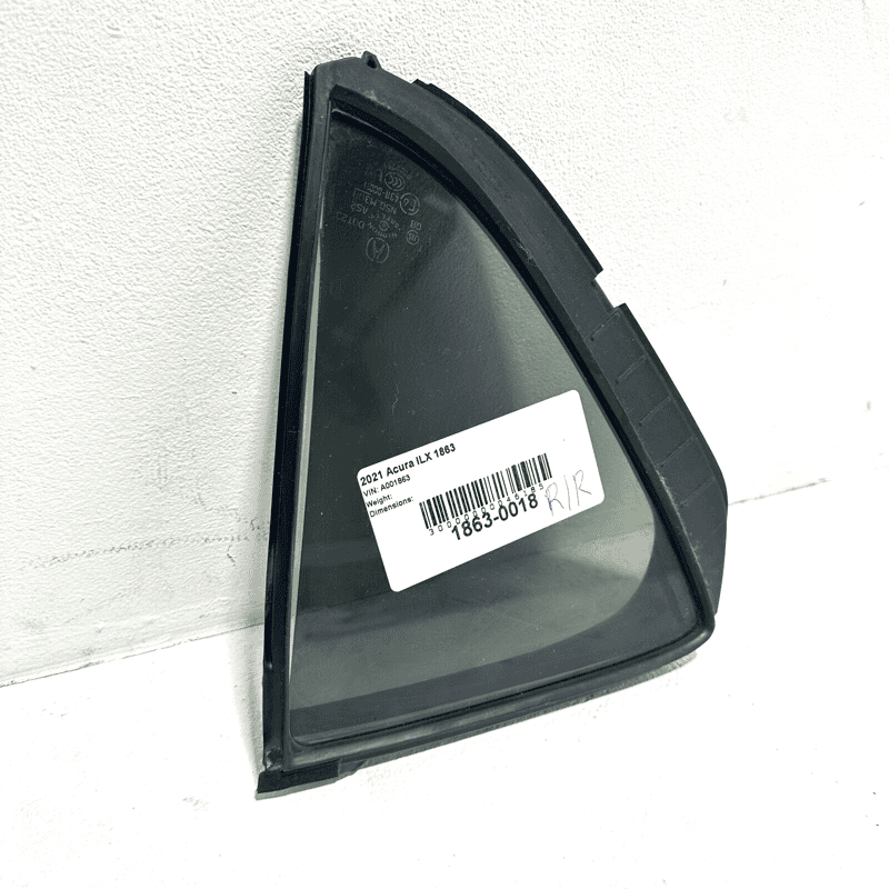 ACURA ILX 2013 - 2022 REAR RIGHT PASSENGER SIDE DOOR WINDOW VENT GLASS OEM