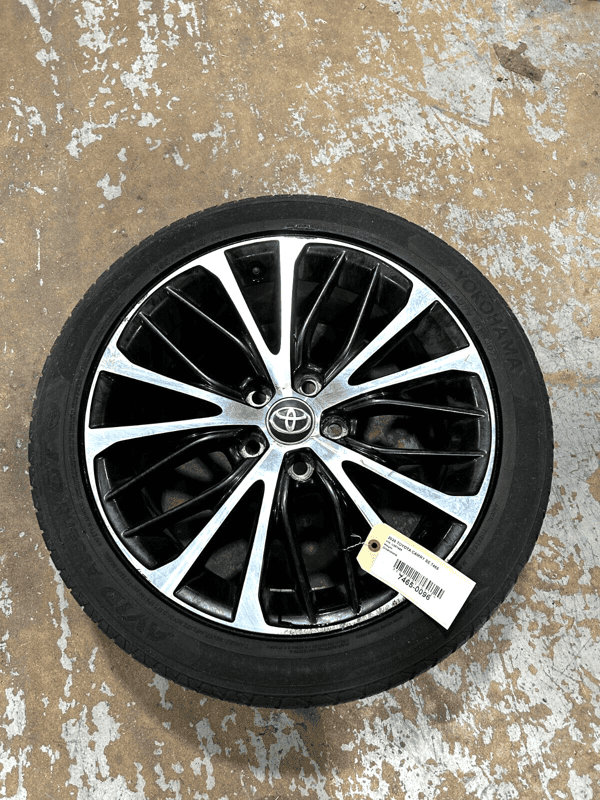 Wheel Alloy Black Chrome 18 Inch W/ Tire 235 45 18 Toyota Camry SE 2018-2020 OEM