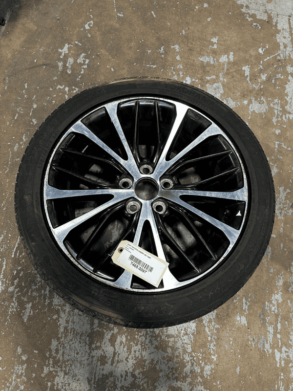 Wheel Alloy Black Chrome 18 Inch W/ Tire 235 45 18 Toyota Camry 2018-2020 OEM