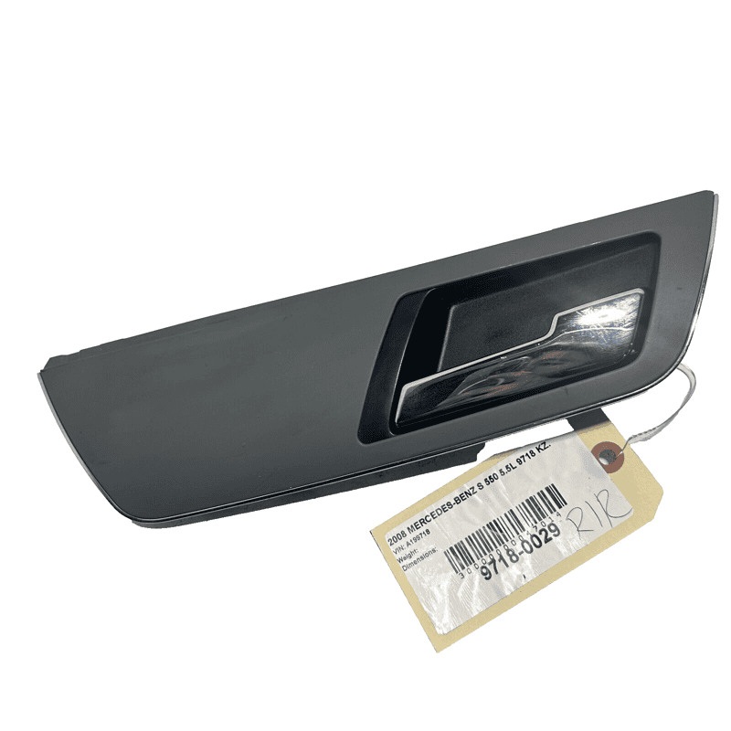 2007-2013 MERCEDES S550 W221 REAR PASSENGER DOOR INTERIOR HANDLE & BEZEL OEM