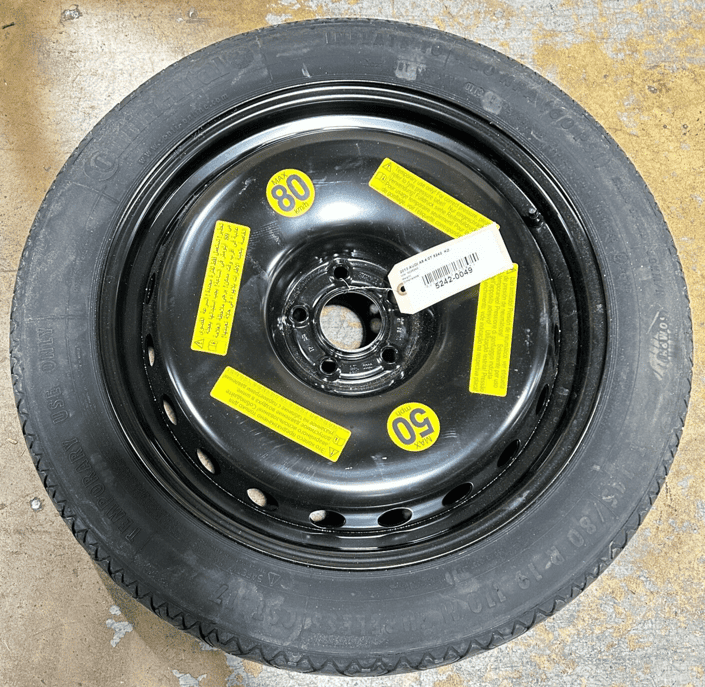 AUDI A8 L EMERGENCY SPARE TIRE WHEEL CONTINENTAL 145 80 R19 OEM 2011 - 2018