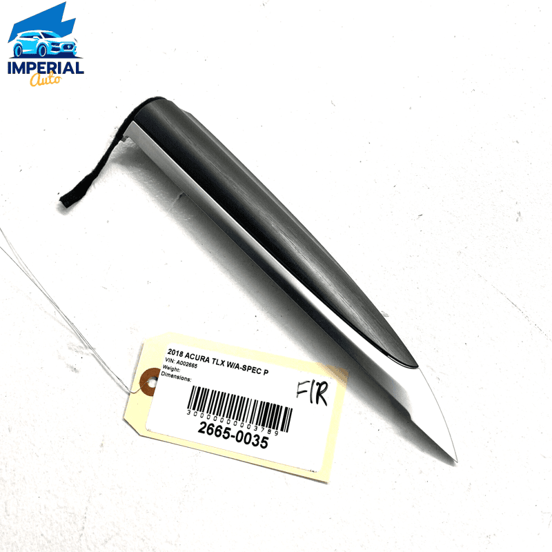 2018-2020 ACURA TLX FRONT PASSENGER SIDE DOOR ARMREST WOOD TRIM GARNISH OEM