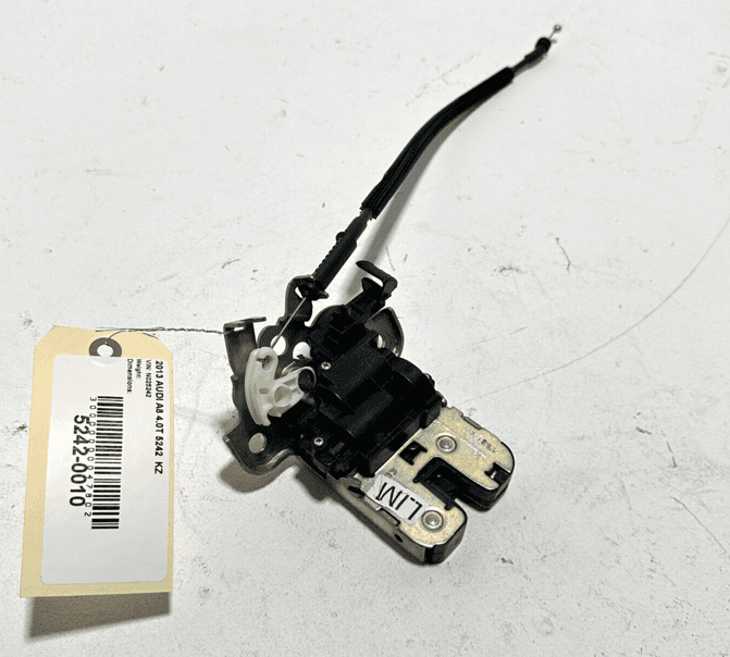Rear Tailgate Lid Lock Actuator With Cable Assembly Audi A8 2011-2018 OEM