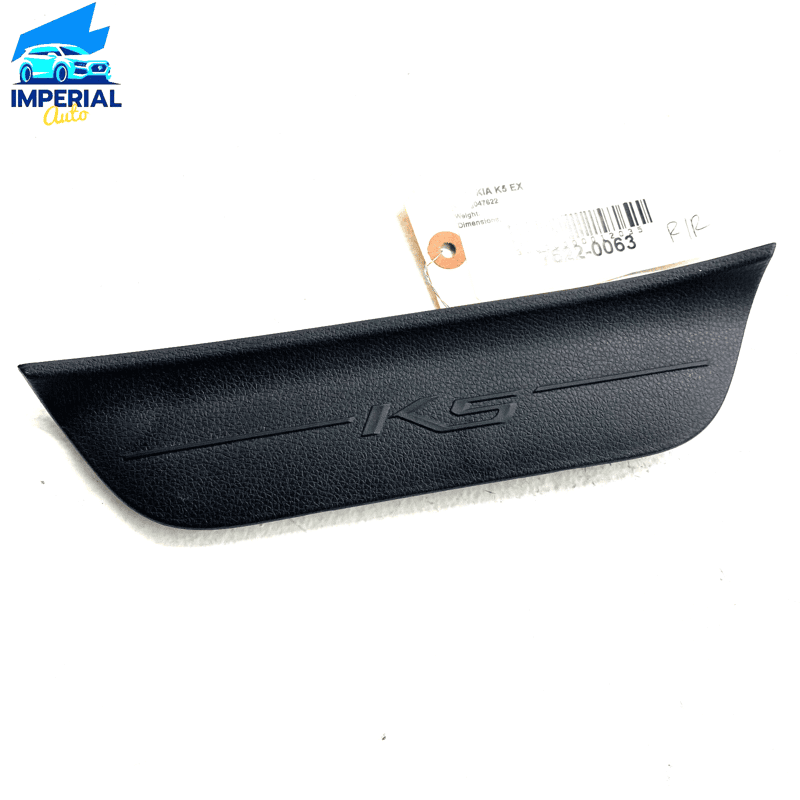 KIA K5 2021 - 2023 REAR PASSENGER SIDE DOOR SILL SCUFF STEP PLATE TRIM COVE