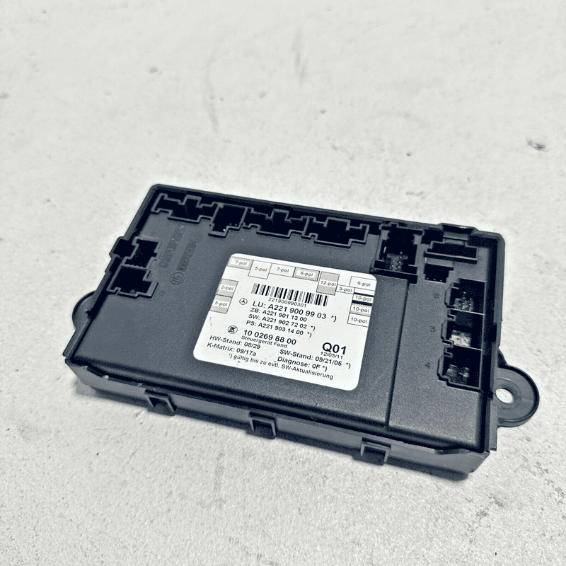 Mercedes W221 S550 2011-2013 Rear Right Passenger Side Door Control Module OEM