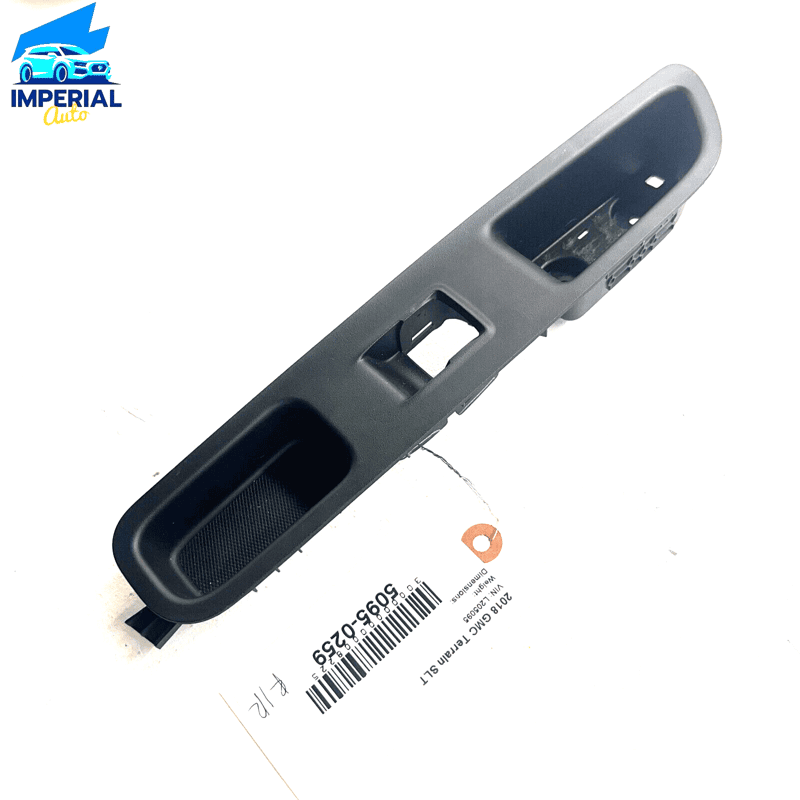 GMC TERRAIN 2018-2023 REAR PASSENGER DOOR WINDOW SWITCH BEZEL TRIM PLATE OE