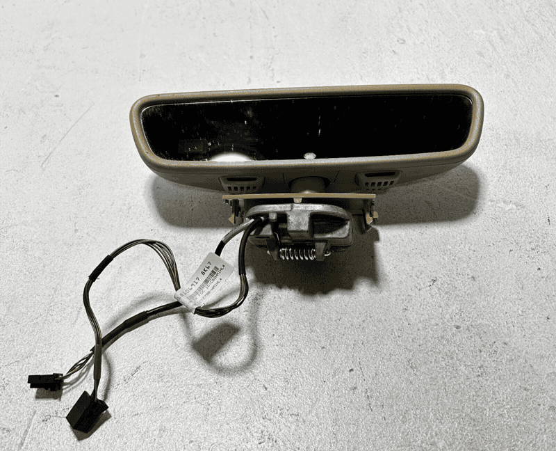 2012 Mercedes Benz S550 Interior Rear View Mirror Beige OEM