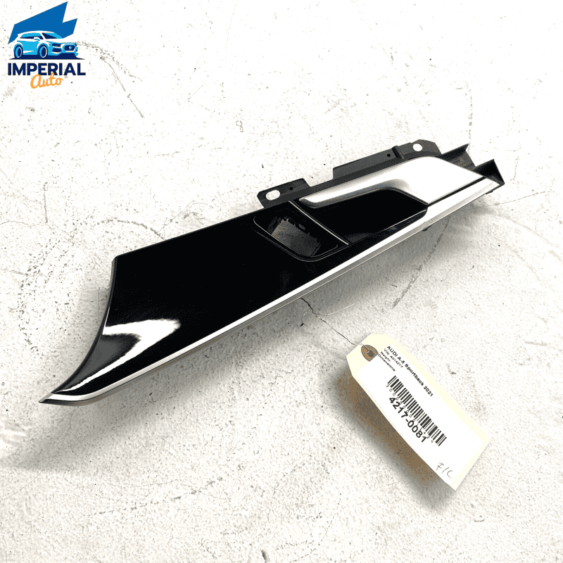 AUDI 18-21 A5 SPORTBACK FRONT LEFT DRIVER SIDE INTERIOR DOOR HANDLE & BEZEL