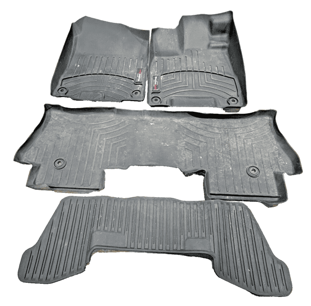 2017 Honda Pilot Elite All Weather Tech Season Floor Rubber Mat Full Set OEM