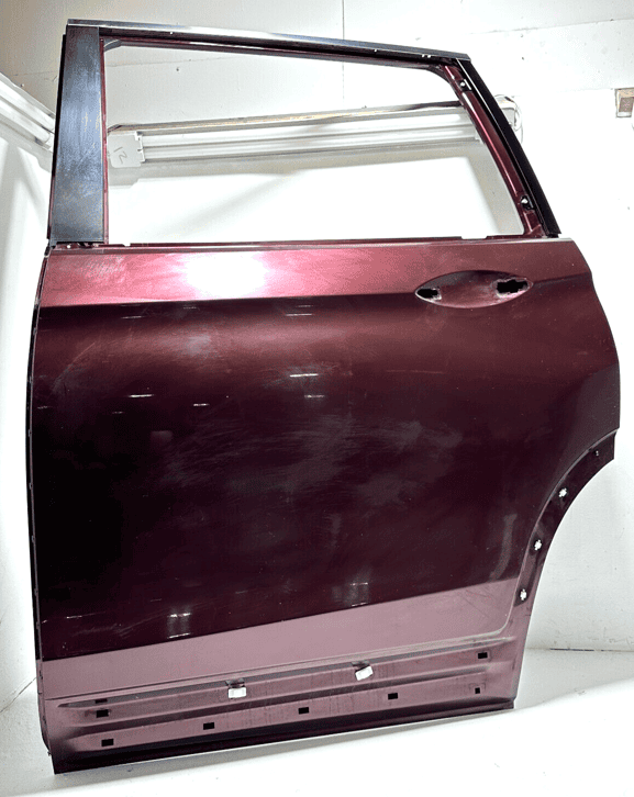 16-22 Honda Pilot Rear Driver Side Door Shell Panel Cover Dark Cherry OEM R529P