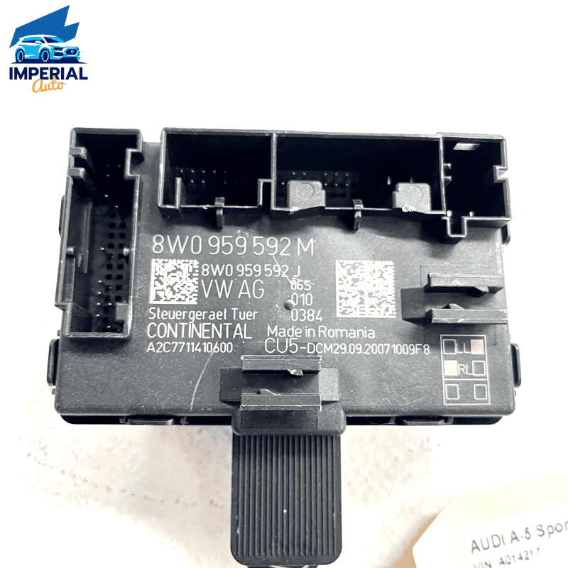 2021 AUDI A5 SPORTBACK FRONT RIGHT PASSENGER SIDE DOOR CONTROL MODULE UNIT 