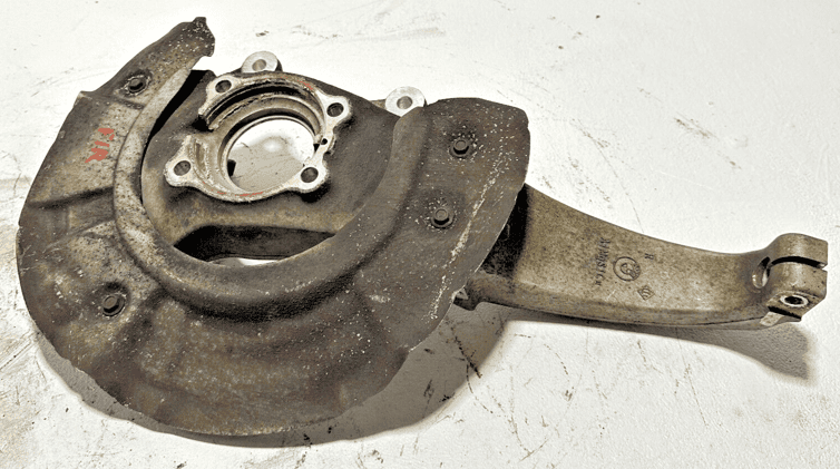 2011-16 BMW 550 XI AWD Front Right Passenger Side Steering Knuckle W/ Shield OEM
