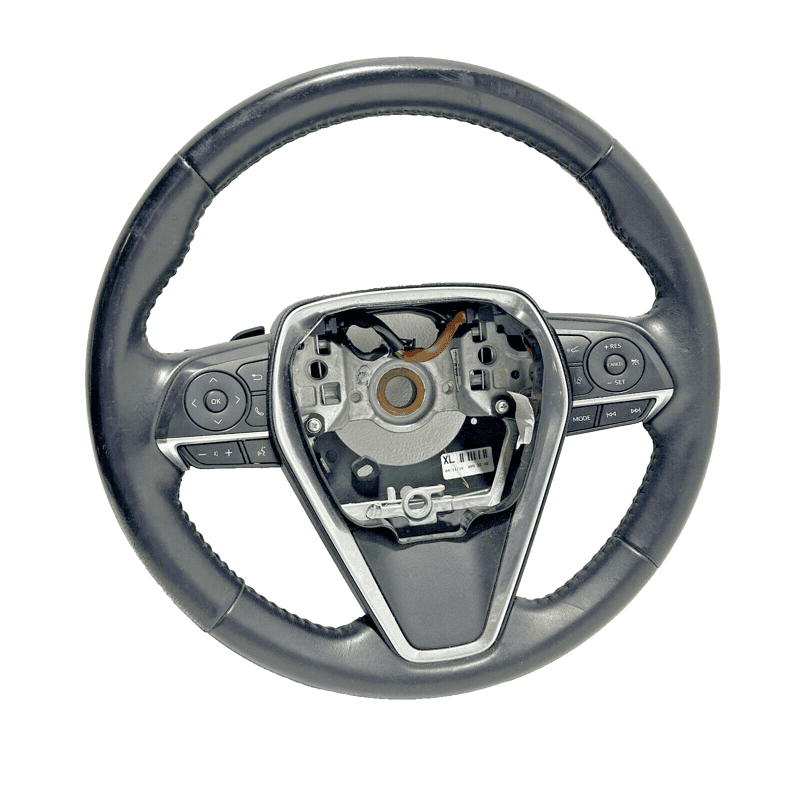 2018-2024 Toyota Camry Leather Black Steering Wheel Without Heat OEM